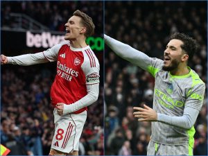 Arsenal y Manchester City pelan por la Premier League. Foto AFP