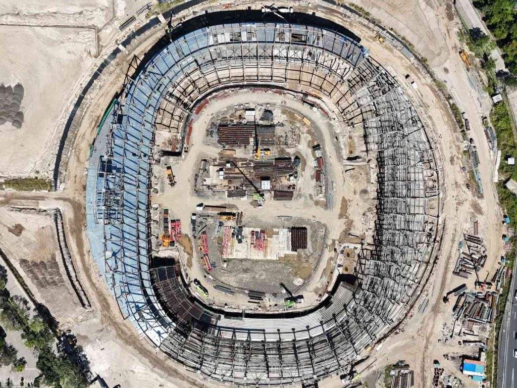 Panorámica del estadio nuevo chino en El Salvador. Foto elsalvador.com