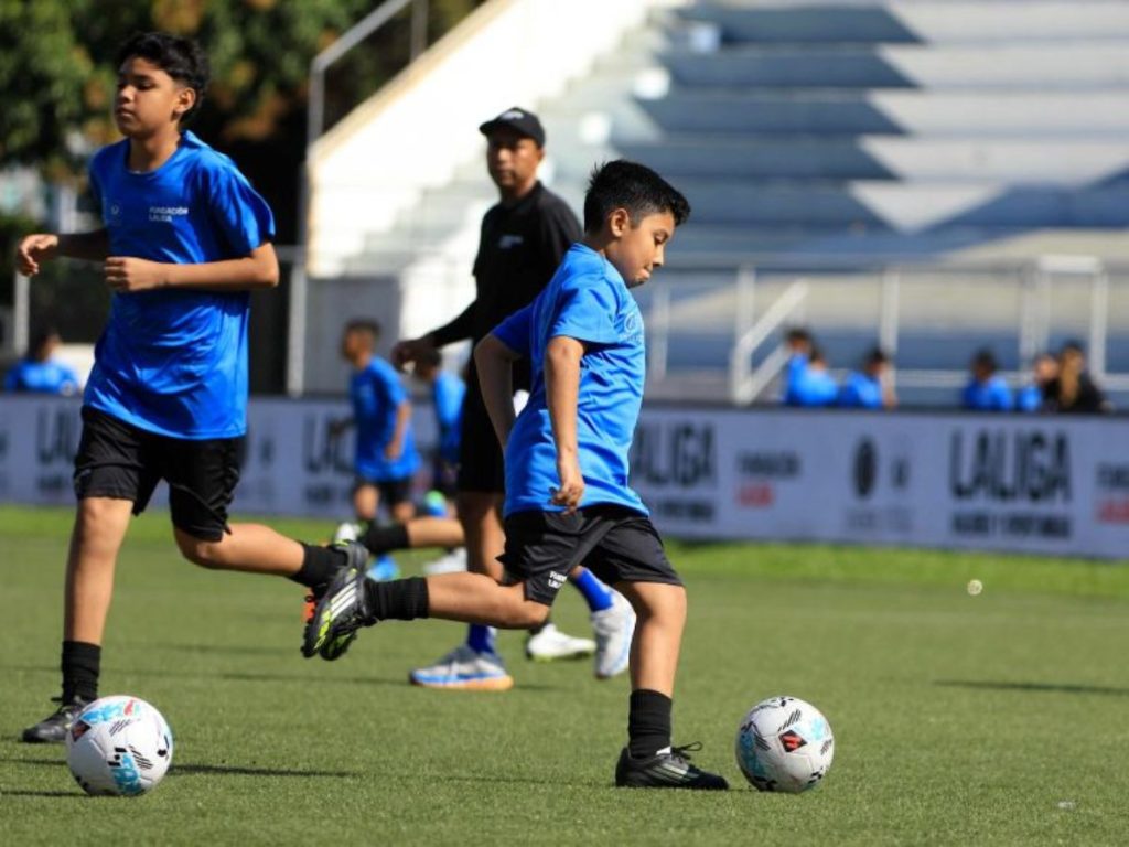 Finalizan en El Salvador los Campus Internacionales de “LALIGA Valores y Oportunidad”. Foto Cortesía LaLiga