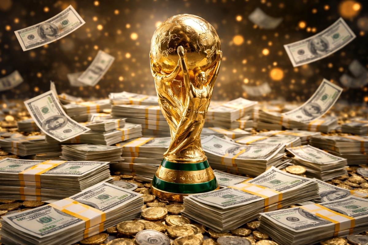 Campeón del Mundial 2026 de fútbol ganará 50 millones de dólares. Foto Chat GPT