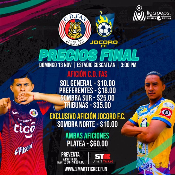 Precios Final Apertura 2022. Foto Primera División