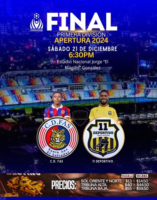 Precios final Apertura 2024. Foto Cortesía Todo Deportes