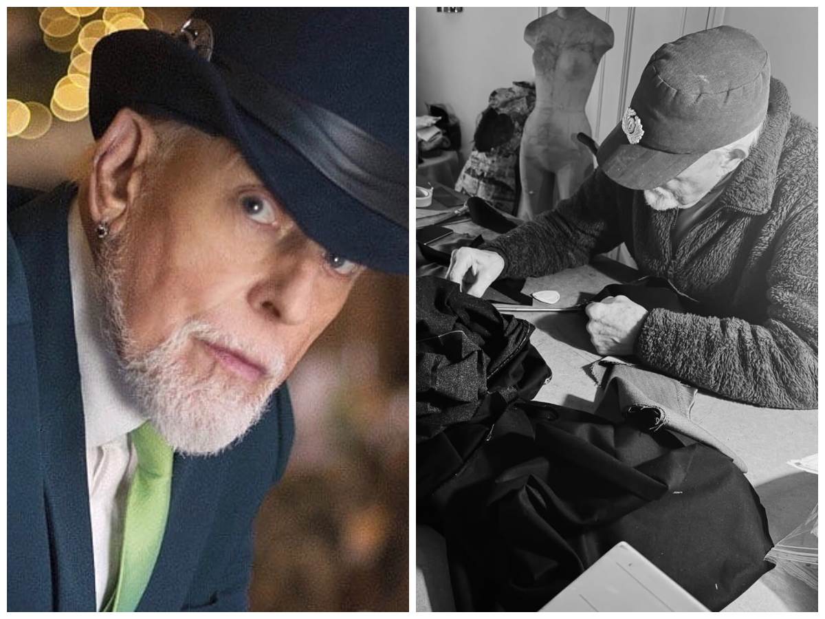 Antony Price, diseñador británico considerado una figura clave del glam, cuyo trabajo marcó la moda y la imagen del pop durante varias décadas.