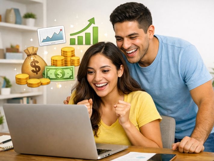 Hay opciones para invertir de manera inteligente en el entorno financiero de El Salvador. / Imagen generada con IA