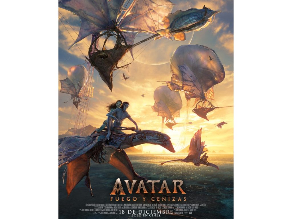 Escena de “Avatar: Fuego y cenizas”, la tercera entrega de la saga de James Cameron, que regresa a Pandora con nuevos conflictos y un fuerte mensaje ambiental. Imagen/ Facebook