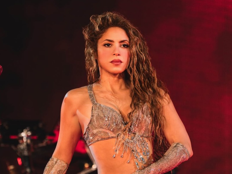 Shakira durante su gira “Las Mujeres Ya No Lloran”, la más exitosa de 2025, antes de iniciar su residencia en El Salvador.