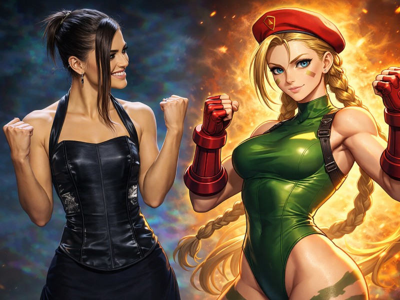 La militar inglesa Cammy será interpretada por Mel Jarnsen, actriz tailandesa-australiana. / Imagen generada con IA