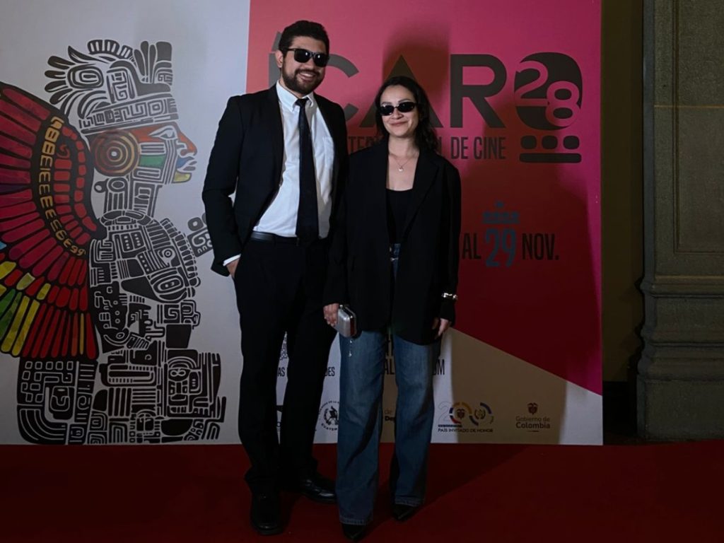 El equipo de Vértices recibe un reconocimiento que impulsa al cine salvadoreño y destaca el talento creativo del país. Fotografía/ cortesía