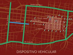 Estas son las calles con restricción vehicular por Villa Navideña este viernes