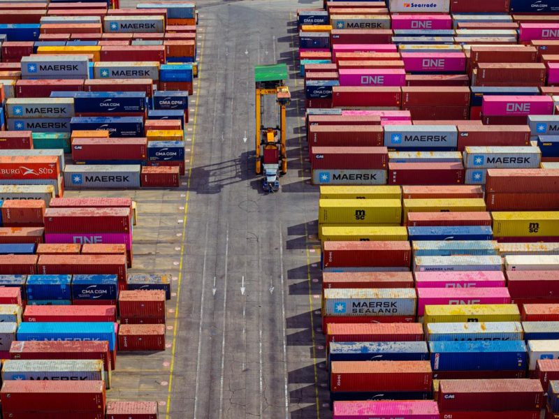 Nuevas áreas habilitadas para la recepción de materiales en el puerto de Acajutla.