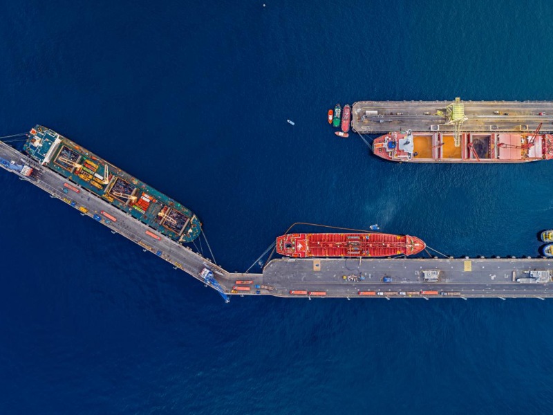 Nuevas áreas habilitadas para la recepción de materiales en el puerto de Acajutla.