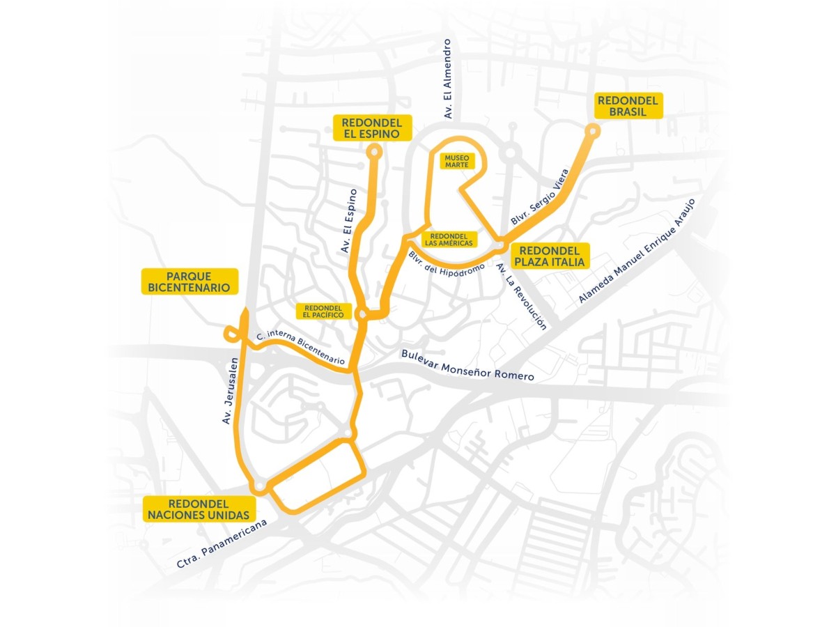 Avenida Jerusalén, calle El Pedregal y otras zonas de San Benito con circulación conrolada por evento We All Run