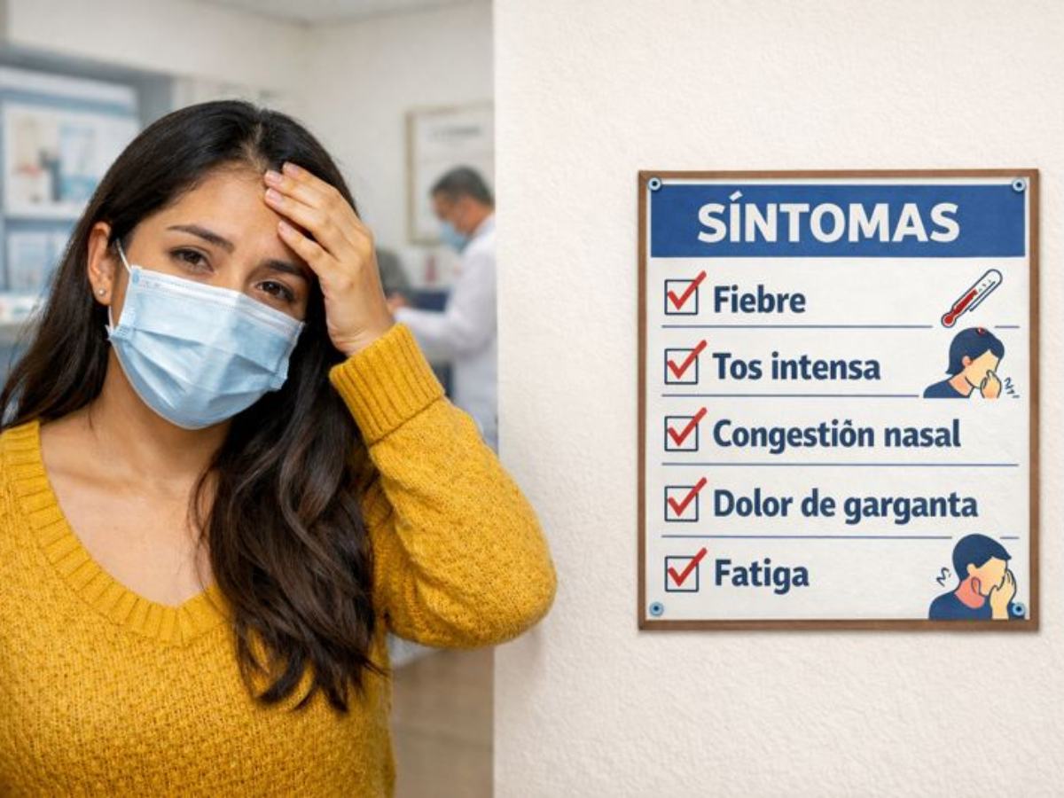 Estos son los síntomas que pueden alertarte de la “súper gripe” o la nueva variante de influenza A (H3N2)