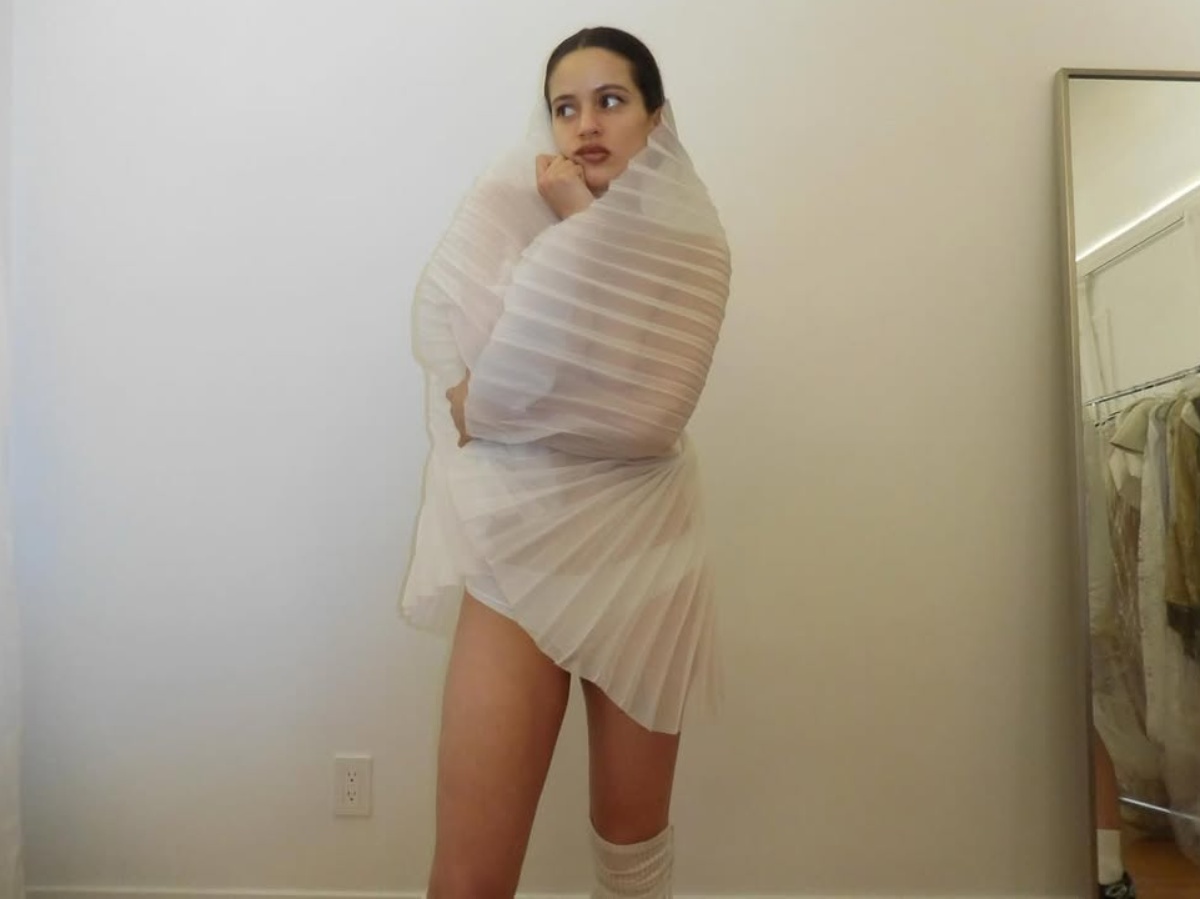 Rosalía durante una presentación reciente, en medio de una etapa personal que ella define como volcel, enfocada en sí misma y lejos del romance.