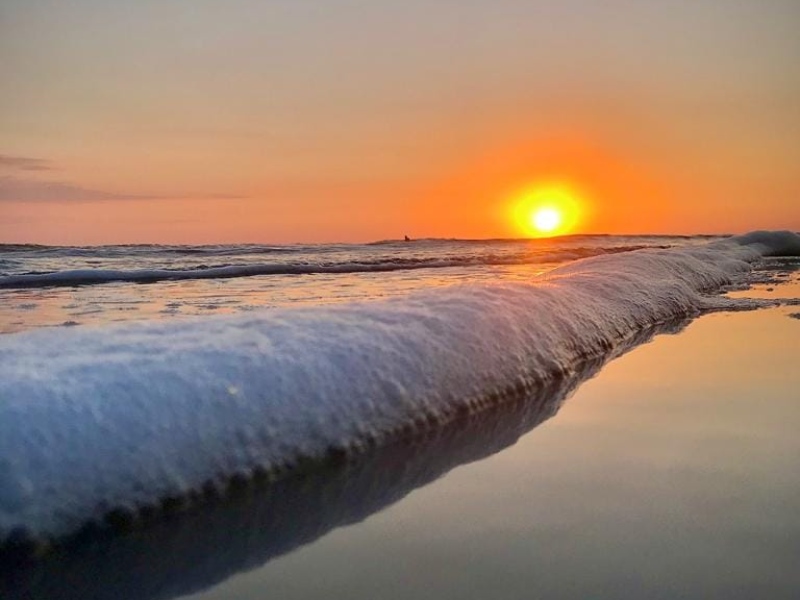 Vista panorámica de Playa Dorada, un rincón salvadoreño donde la naturaleza sigue intacta.