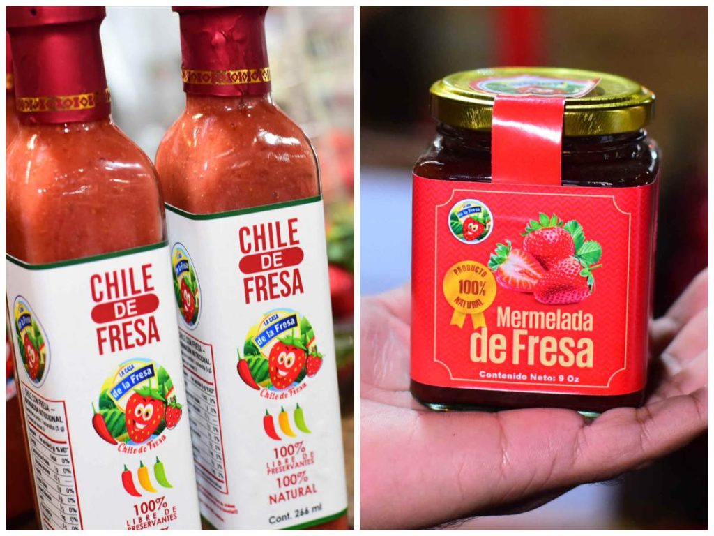 Esmeralda Santa María, jefa de cocina, explicó que todos los productos se elaboran artesanalmente dentro del establecimiento.