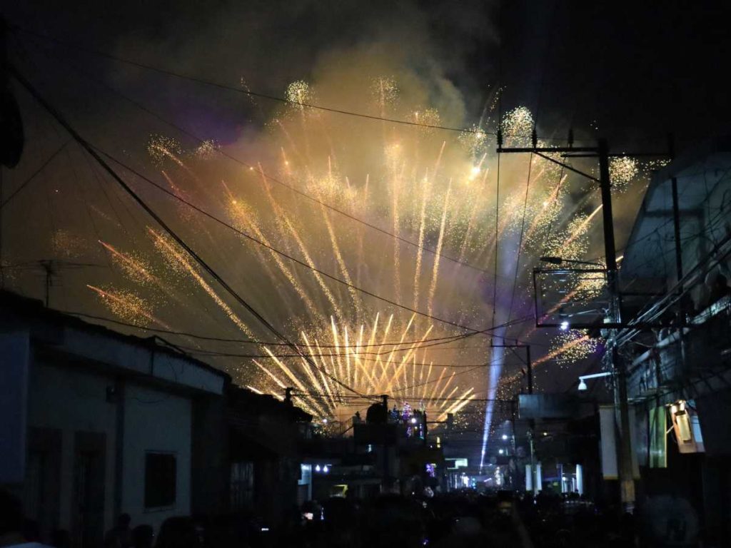 Quema de toritos pintos Quezaltepeque