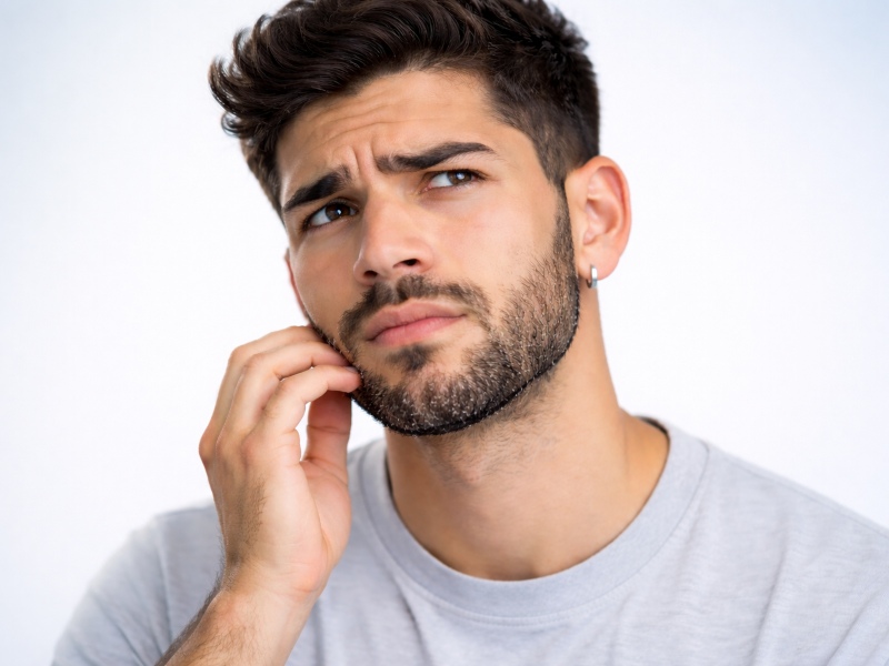 La presencia de caspa en la barba impacta en la imagen y estética de la persona. Seguí las recomendaciones de expertos para superar este problema. / Foto generada con IA