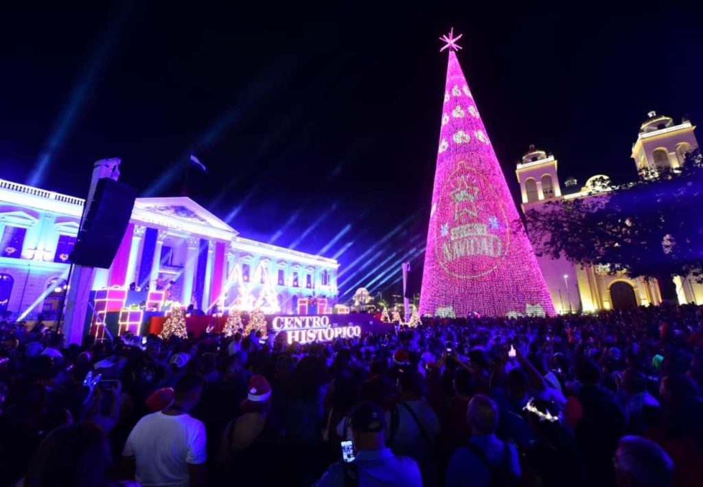 Arbol de Navidad Pollo Campestre El Salvador