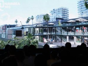 Paseo Navarra y el complejo habitacional Navarra 503 fueron presentados como parte de un proyecto de desarrollo mixto sobre la autopista a Comalapa, con una inversión conjunta de $65 millones. Foto/ Cortesía