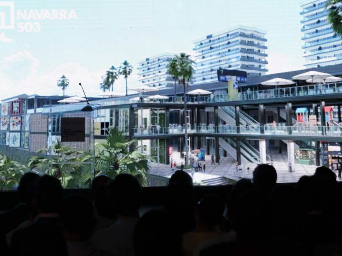 Paseo Navarra y el complejo habitacional Navarra 503 fueron presentados como parte de un proyecto de desarrollo mixto sobre la autopista a Comalapa, con una inversión conjunta de $65 millones. Foto/ Cortesía