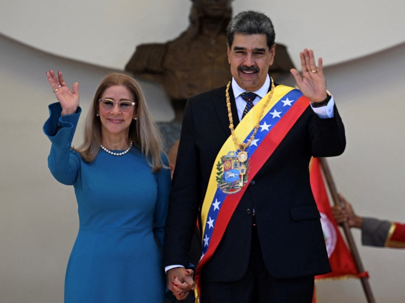 Cilia Flores, abogada y dirigente histórica del chavismo, acompañó a Nicolás Maduro desde los primeros años del movimiento impulsado por Hugo Chávez. Foto: AFP