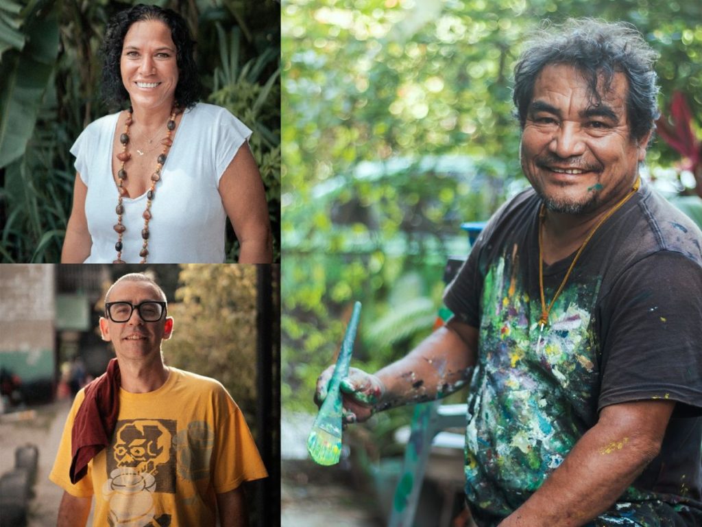 Artistas nacionales e internacionales intervinieron las paredes de la colonia Zacamil con obras creadas junto a los habitantes del lugar. Fotografía/ CMS