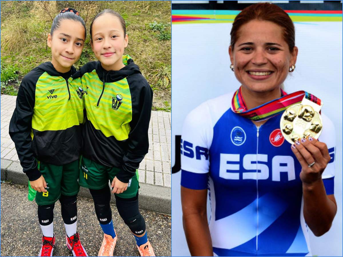 Hijas de Evelyn Garcia destacan en España. Foto Cortesía