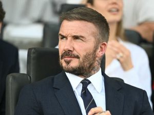David Beckham habló desde el Foro Económico Mundial de Davos sobre el impacto de las redes sociales y el aprendizaje de sus hijos a través de los errores. Fotografía/ AFP