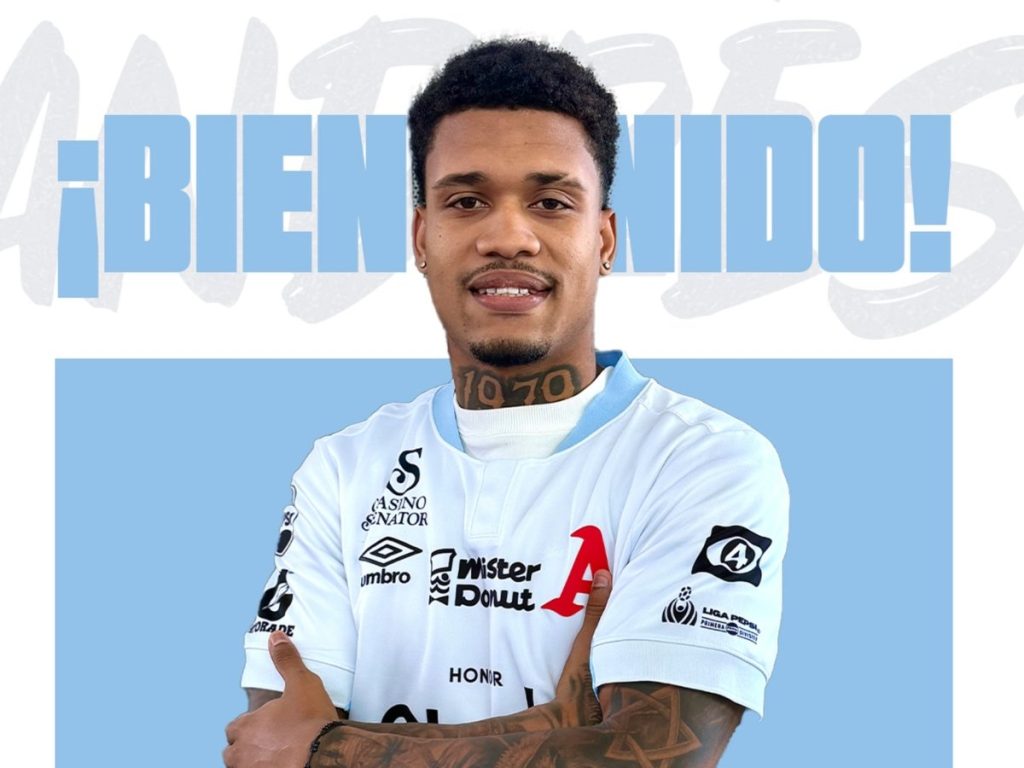 Andrés Bello llega al Alianza. Foto X Alianza