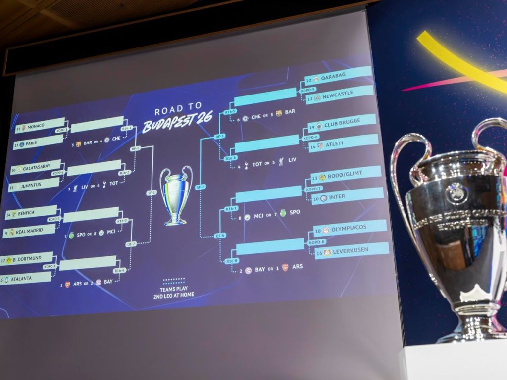 Cruces de Playoffs en la Champions League. Foto EFE