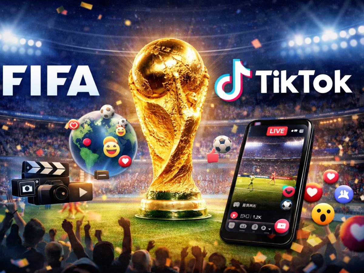 El mundial con Tiktok. Foto ChatGPT