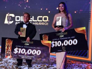 Ivonne Nóchez y Herbert Aceituno recibieron el máximo reconocimiento como Estrellas del Deporte 2025.