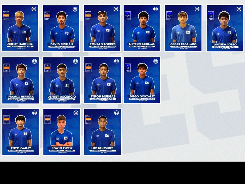 Parte de los 31 preseleccionados de la Sub 17 masculina salvadoreña. / Imagen cortesía FESFUT