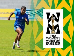 La Selecta Femenina Mayor, con la jugadora Victoria Meza como una de sus figuras, busca boleto hacia el Mundial de Brasil 2027. / Imagen creada con apoyo de IA