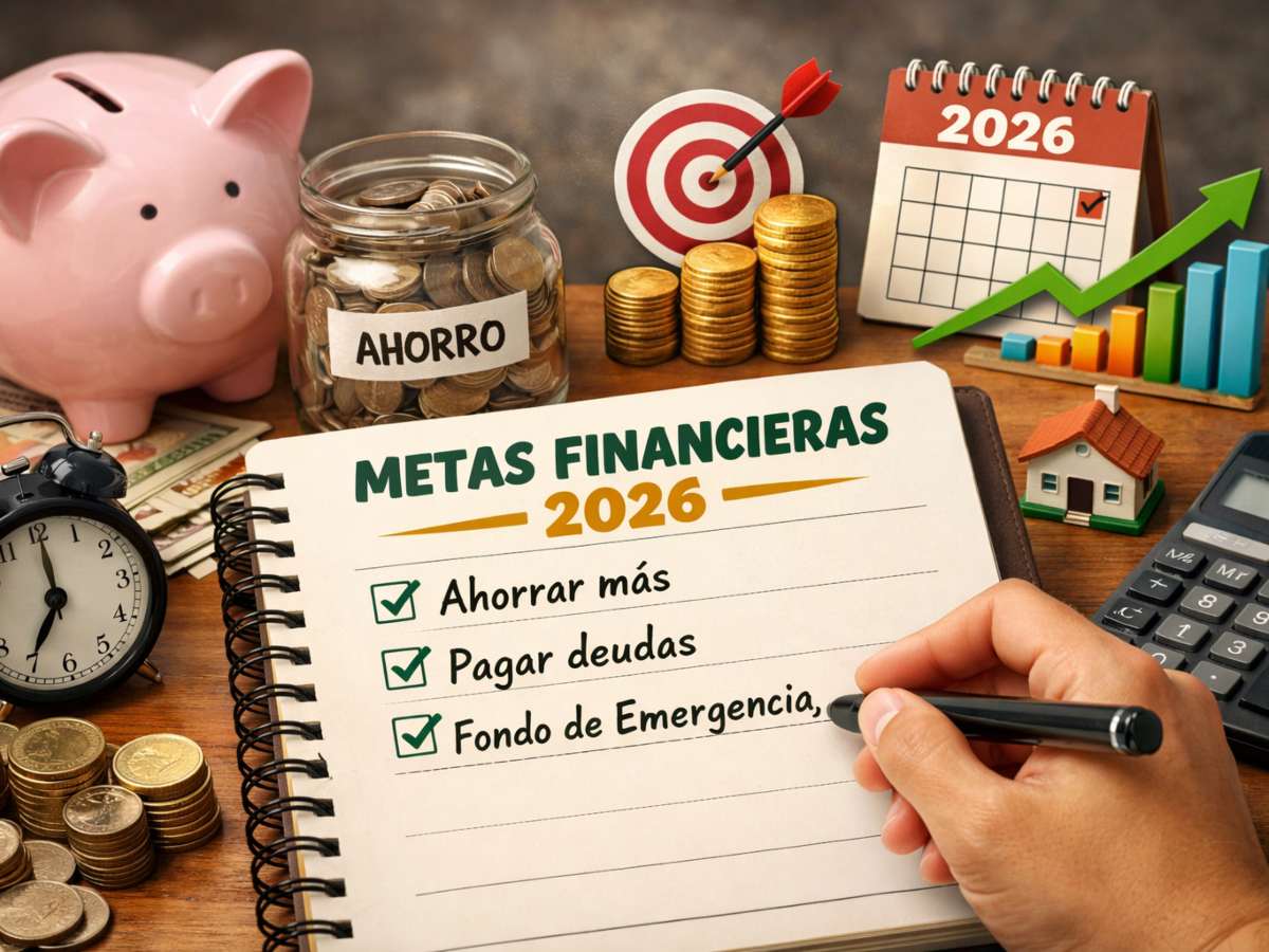 Visualizar tus metas financieras, como ahorrar o pagar deudas, puede ayudarte a mantenerte enfocado y avanzar paso a paso en 2026.