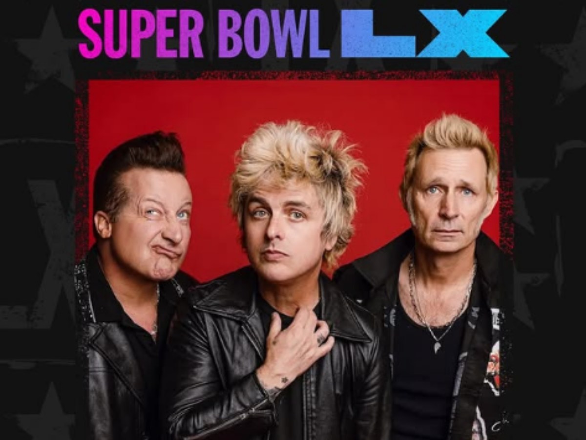 Green Day será el show de apertura del Super Bowl 60. Foto IG NFL