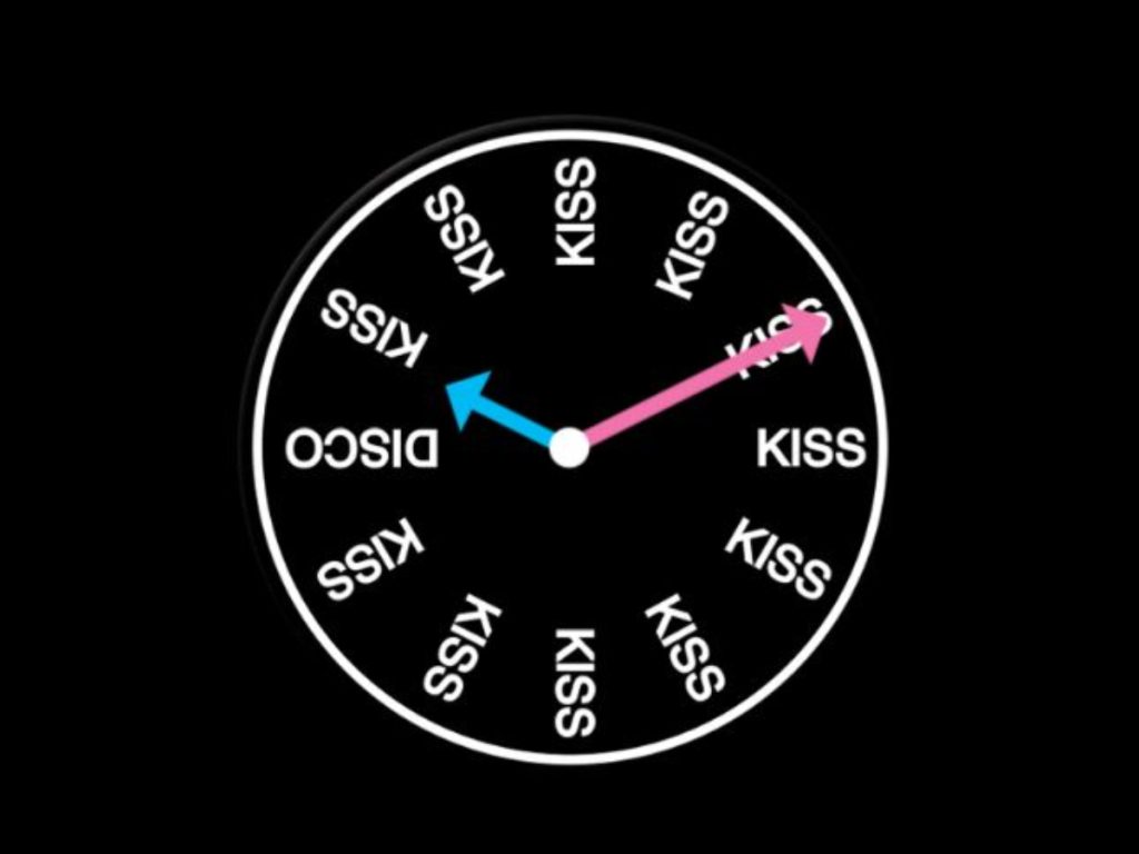 El conteo regresivo con las palabras “Kiss” y “Disco” desató teorías entre los fans antes de la confirmación oficial. Imagen/ Captura de pantalla