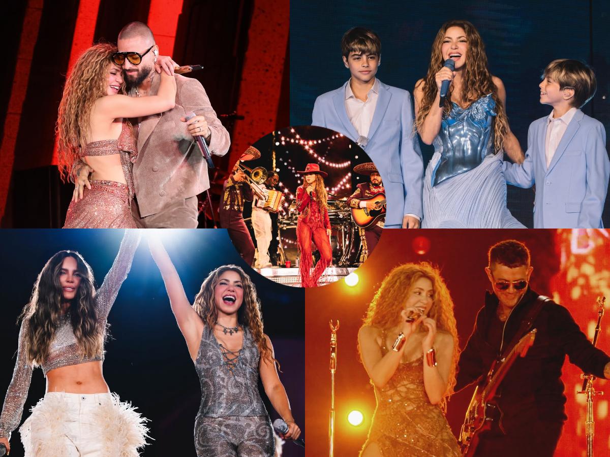 Momentos únicos de Las Mujeres Ya No Lloran World Tour. Fotografías/ Instagram Shakira