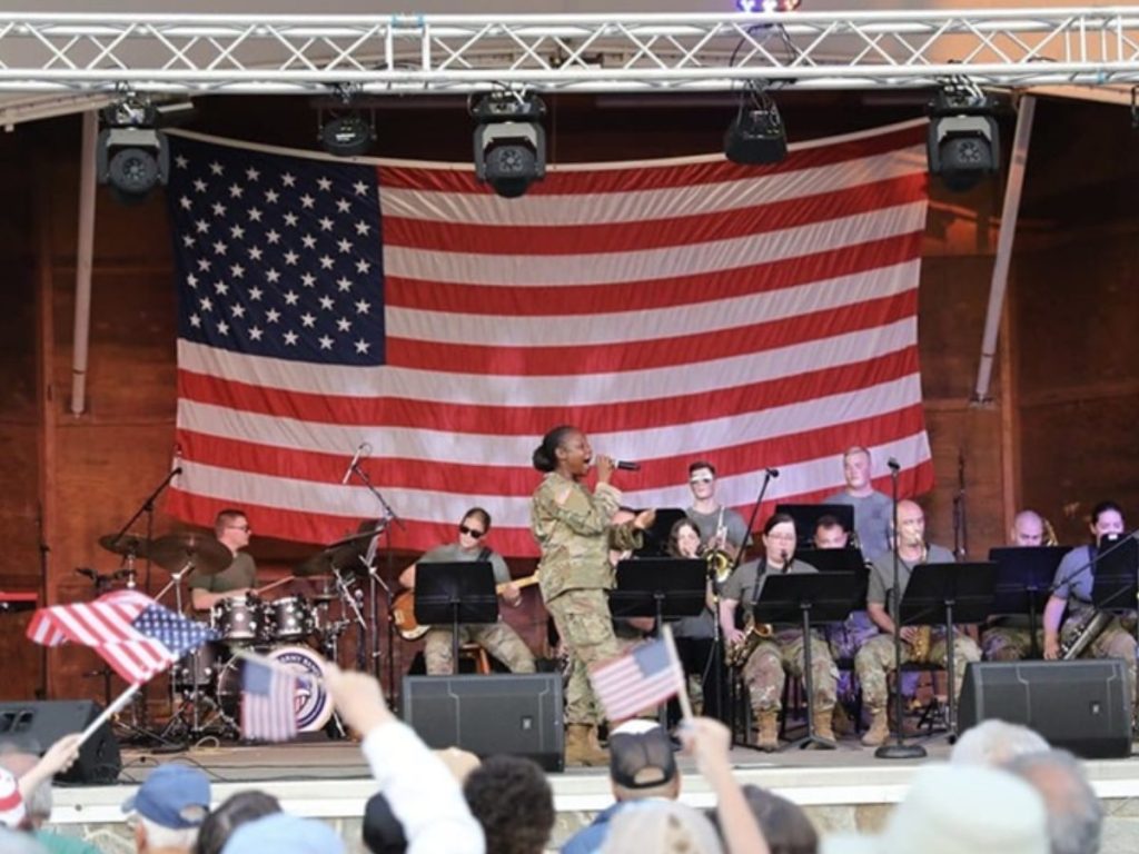 La 39a Banda Militar de la Guardia Nacional de New Hampshire ofrecerá un concierto especial en el Palacio Nacional como parte de las celebraciones por los 250 años de EE. UU. Fotografía/ cortesía Embajada Estados Unidos