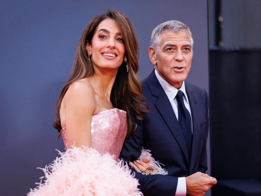 Amal Clooney y George Clooney. EFE/EPA/TOLGA AKMEN