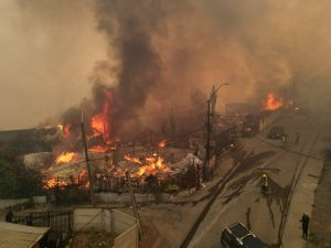 Incendios en el sur de Chile dejan 16 muertos y más de 50,000 evacuados