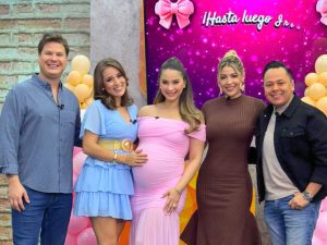 Irene Castillo vivirá una nueva etapa personal tras despedirse del programa *Arriba mi Gente* para iniciar su licencia por maternidad.