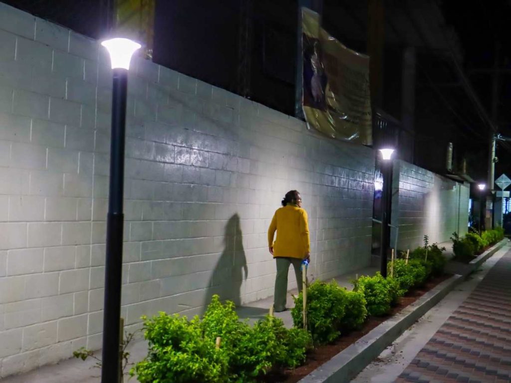 Con la nueva iluminación, el sector cuenta con mayor visibilidad durante las horas nocturnas, según informó la municipalidad.