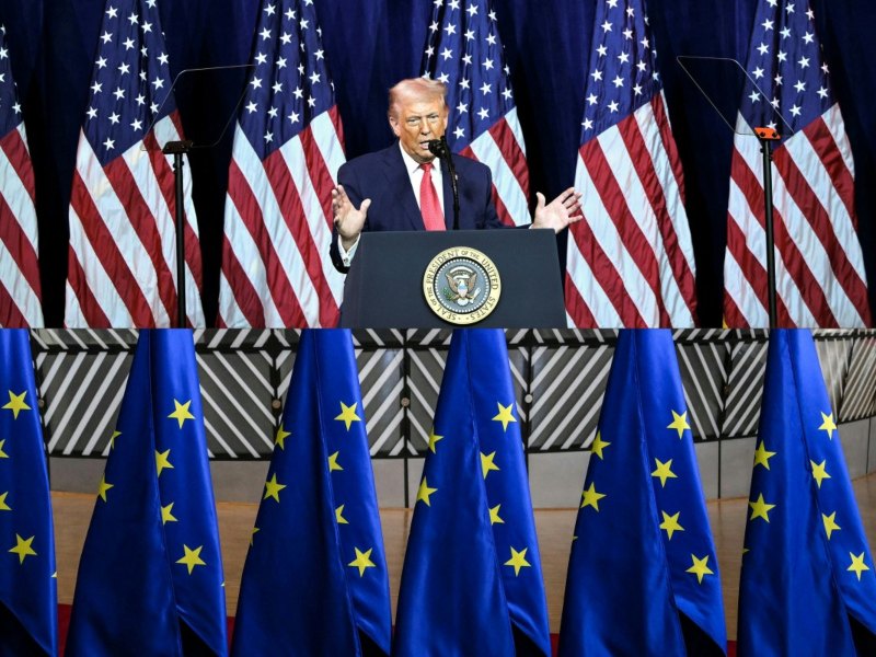 La postura de Trump sobre Groenlandia ha desatado una tensión diplomática con sus aliados europeos. / Foto AFP