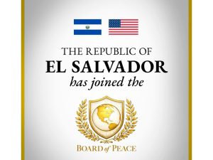 El Salvador se une a la Junta de la Paz impulsada por Donald Trump