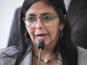 La presidenta encargada de Venezuela, Delcy Rodríguez, en una fotografía de archivo.