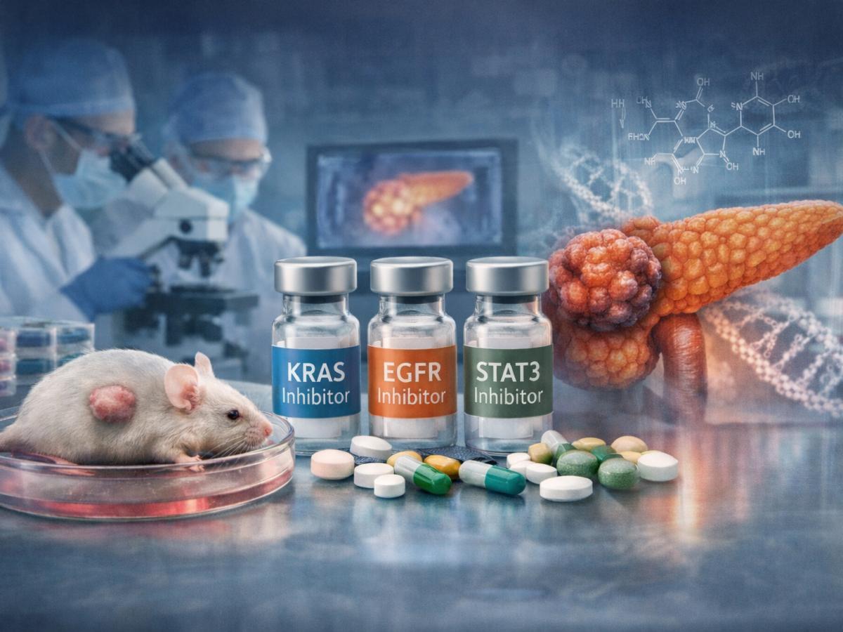 Imagen de laboratorio que representa una investigación experimental sobre cáncer de páncreas en modelos animales, clave para el desarrollo de nuevas terapias oncológicas.