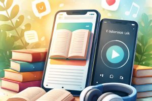 El celular se transforma en lector digital y reproductor de audiolibros, llevando la biblioteca a cualquier momento y lugar.