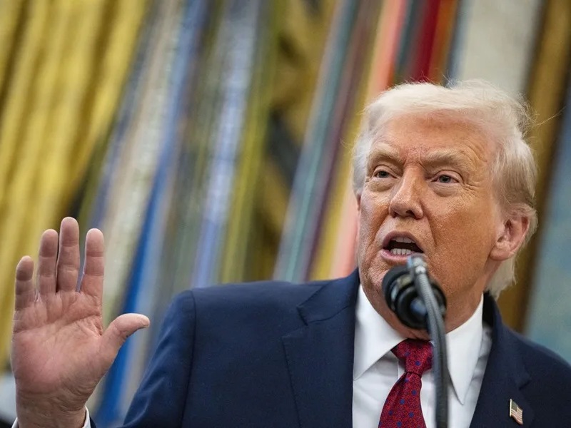 Fotografía de archivo del presidente de Estados Unidos, Donald Trump.